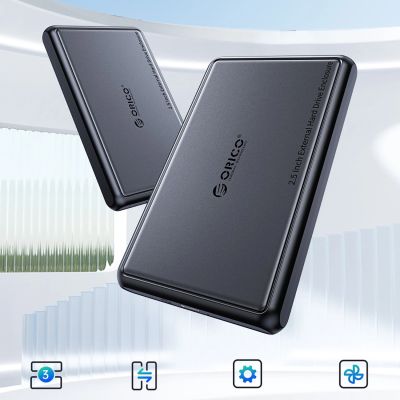 3. Kieszeń dyskowa Orico DDL25-C3 2,5" HDD/SSD USB-C 5Gb/s - czarna