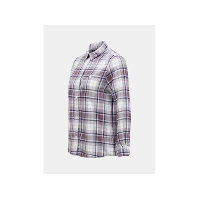 2. Koszula Peak Performance W Cotton Flannel Shirt fioletowo biała krata