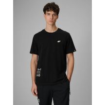 T-shirt regular z nadrukiem męski 4F 4FRSS26TTSHM3814-20S