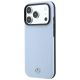 2. Etui Mercedes Leather Semi Wrap Wood Effect MagSafe na iPhone 17 Pro Max / 18 Pro Max - niebieskie