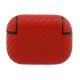 2. Etui Ferrari On Track PU Carbon na AirPods Pro - czerwone