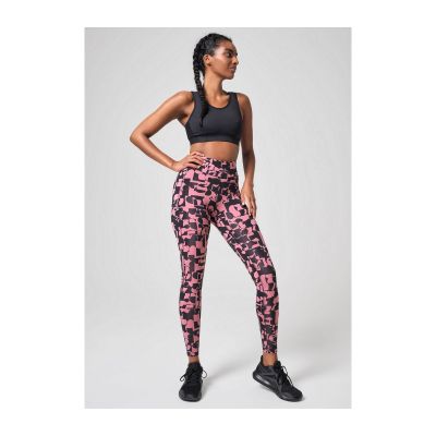 2. Legginsy CASALL Essential Tights Printed różowy