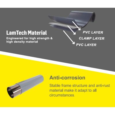 9. BASEN STELAŻOWY PROSTOKĄTNY SUPER STRONG 394x207x80CM 17723