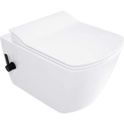 Miska WC z funkcją bidetu - z baterią mieszaczową