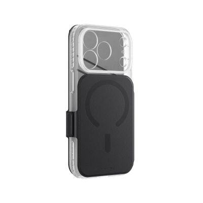 9. Etui AMAZINGTHING Titan Pro Lens Flip Set na iPhone 18 Pro Max z portfelem kompatybilne z MagSafe - czarne
