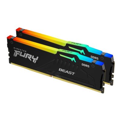 18. Kingston Technology FURY Beast RGB moduł pamięci 16 GB 2 x 8 GB DDR5 5200 MT/s