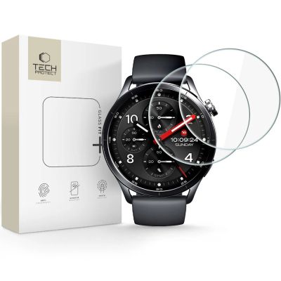Szkło hartowane Tech-Protect Glass Fit+ 2-Pack na Xiaomi Watch S5 46 mm