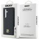 8. Etui DKNY Leather Pattern Metal Logo MagSafe na Samsung Galaxy S24+ - czarne