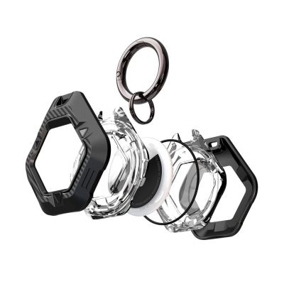 4. Etui Tech-Protect Defense na Apple AirTag 1 / 2 - czarne