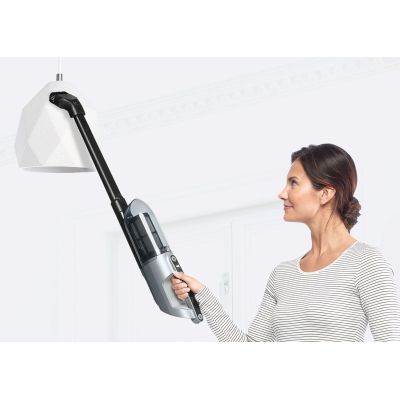 35. Bosch BCH3P210 okurzacz na kiju/szczotka elektryczna Odkurzacz stojący 2 w 1 AC/Bateria Suchy Bez worka 0,4 l Czarny, Szary