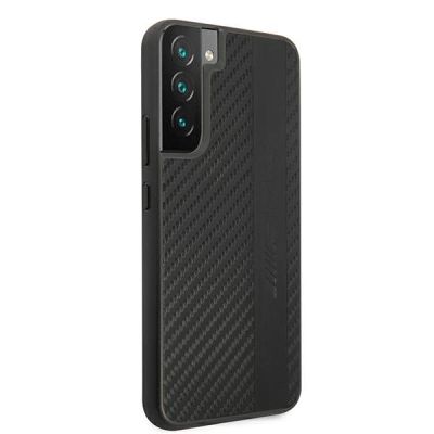 4. Etui AMG Carbon Stripe&Embossed na Samsung Galaxy S22+ - czarne