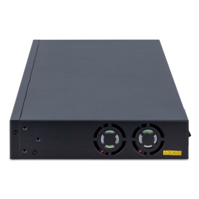 22. 10G Ethernet Zasilacz/Injector PoE+ 802.3at, 16 portów, PoE budżet 250 W