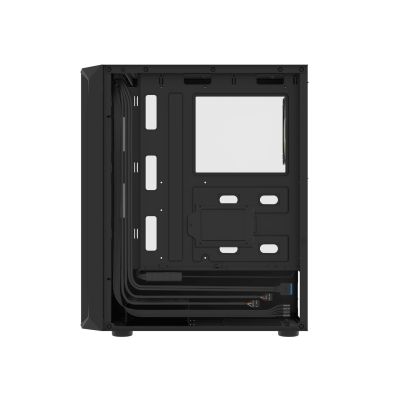 8. FURY OBUDOWA KOMPUTEROWA FURY SHOBO SH4F RGB MIDI Z OKNEM CZARNA