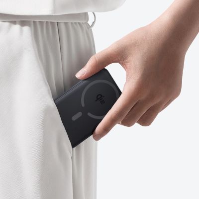 5. Powerbank Baseus EnerFill FM12 10000mAh 22,5W Qi2 kompatybilny z MagSafe z kablem Baseus Simple USB-C 20V/3A 30cm - czarny