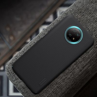 9. Nillkin Super Frosted Shield wzmocnione etui pokrowiec Xiaomi Redmi Note 9T 5G czarny