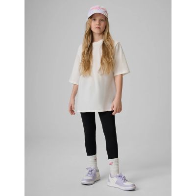 3. Legginsy dzianinowe dziewczęce 4F 4FJRMM00TTIGF316-20S