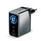 8. EVERACTIVE ŁADOWARKA SIECIOWA GAN 1 X USB, 2 X USB-C QUICK CHARGE 4+ 67W CZARNA SC-670Q