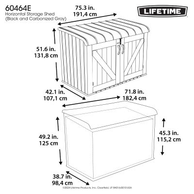 13. Skrzynia ogrodowa Lifetime Premium 2123 L 60464E