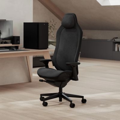 7. Fractal Design Refine 2 Fabric Dark Fotel dla gracza Wyściełane siedzisko tapicerowane Czarny