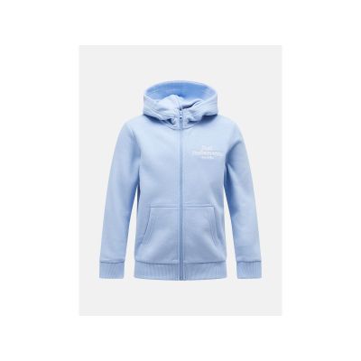 5. Bluza Peak Performance Jr Original Zip Hood niebieski