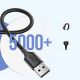 7. Kabel Ugreen US289 60135 micro USB / USB-A 0.5m - czarny