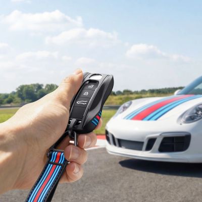 7. Etui Spigen Porsche Key Fob Cover PK100 na klucze samochodowe - czarne