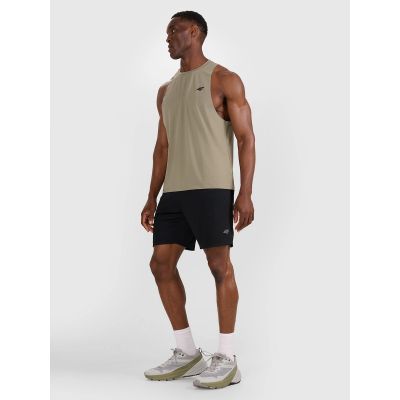 5. Tank top treningowy szybkoschnący męski 4F 4FWAW25TFSLM554-43S