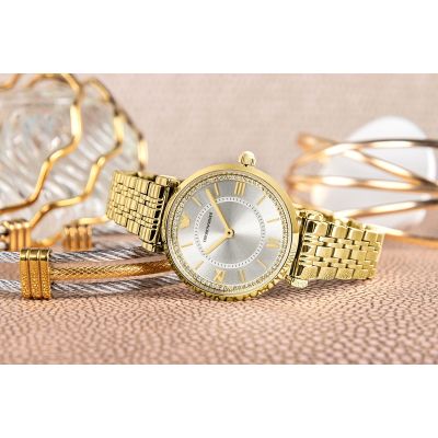 6. Zegarek Damski EMPORIO ARMANI AR11766 Gianni T-Bar + BOX