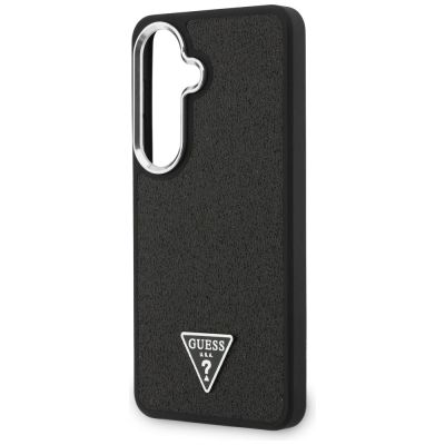 6. Etui Guess Fixed Glitter Triangle MagSafe na Samsung Galaxy S26 - czarne