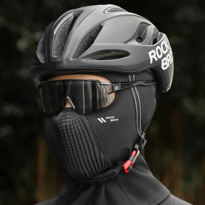 2. Kominiarka rowerowa Rockbros LF25699 polarowa - czarna
