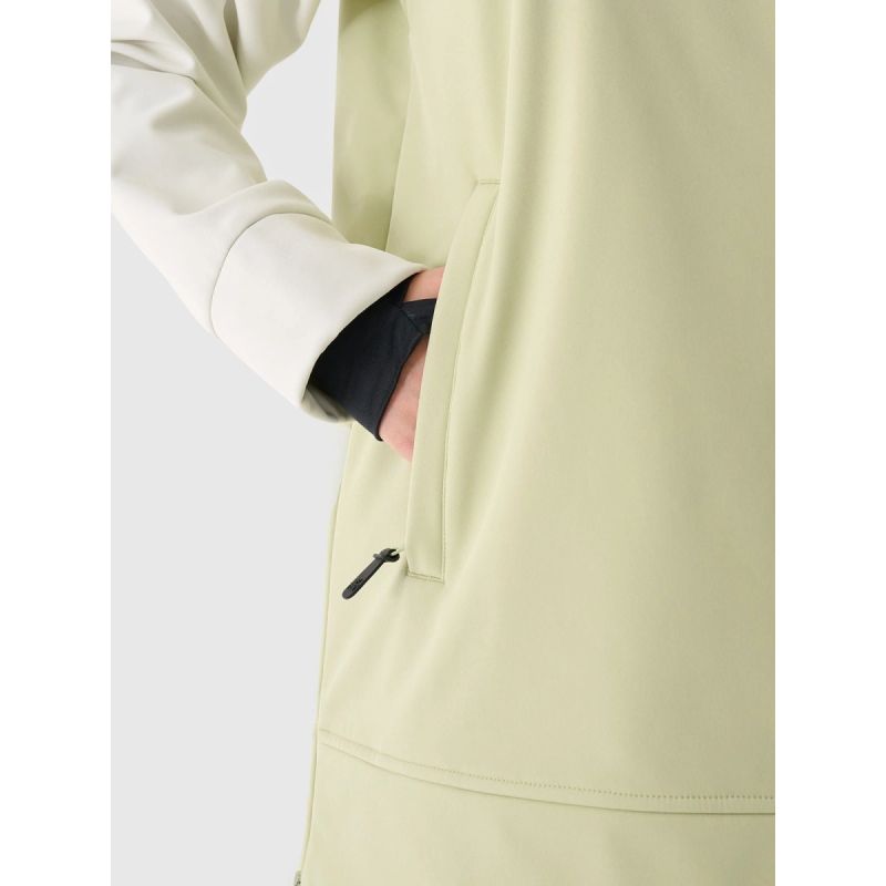 4. Bluza snowboardowa z softshellu membrana 5000 damska 4F 4FWAW24TSOFF289-44S