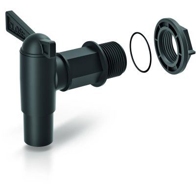 15. KRAN DO ZBIORNIKA NA WODĘ DESZCZÓWKĘ CANTAP 3/4 CZARNY