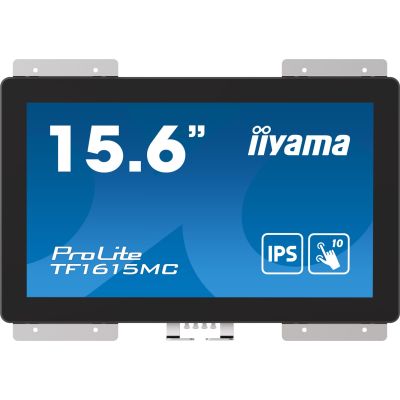 5. iiyama ProLite TF1615MC-B1 monitor komputerowy 39,6 cm (15.6") 1920 x 1080 px Full HD Ekran dotykowy Czarny