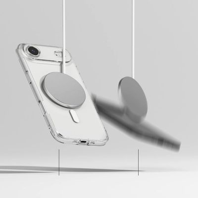 6. Etui Ringke Fusion Magnetic MagSafe na iPhone 17 Air - przezroczyste