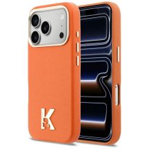 Etui Karl Lagerfeld Karl Head Logo MagSafe na iPhone 17 Pro Max - pomarańczowe