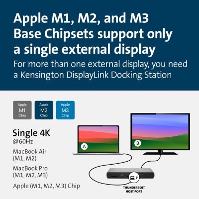 13. Kensington SD5760T - Stacja dokująca - USB-C / USB4 / Thunderbolt 3 / Thunderbolt 4 - 2 x HDMI, Thunderbolt - GigE