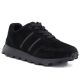 5. Skórzane półbuty sneakersy platformy czarny S.Barski
