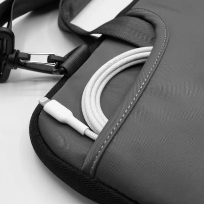 2. Puro Scudo SleevePro in Nylon for MacBook and Notebook up to 14" Black