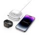 4. Ładowarka Tech-Protect QI15W-A32 indukcyjna 3w1 z MagSafe na smartfon / Apple Watch / AirPods - szara