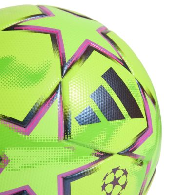 4. Piłka nożna adidas UCL Winter 26/27 League Stage zielono-czarno-różowa KY5573