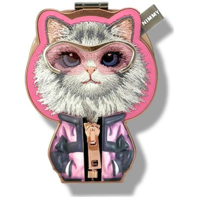 6. Zawieszka magnetyczna Nimmy Cool&Cute 2.0 Chinchila - różowa