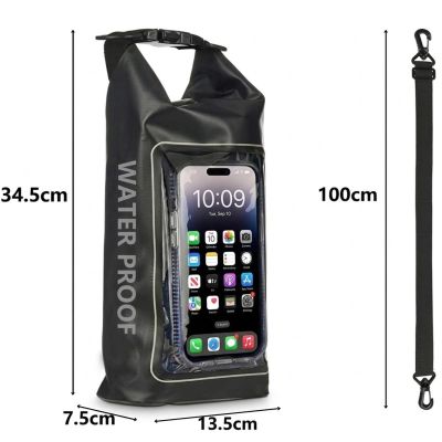 6. WOREK WODOSZCZELNY NA TELEFON CZARNY REDCLIFFS