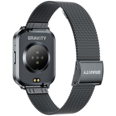 14. Smartwatch Gravity Czarny Pasek + Bransoleta GT44-5