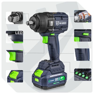 5. Klucz udarowy bezszczotkowy 20V W04604 WUBER