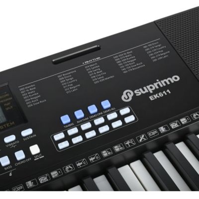 18. SUPRIMO EK611 - keyboard do nauki gry przeznaczony dla dzieci