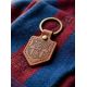 4. FC Barcelona brelok herb oryginalny na licencji skórzany proporczyk BLL7061