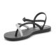 3. IPANEMA ELEGANT SAND BLACK/SILVER 83782-BN808
