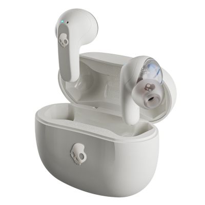 7. Słuchawki Skullcandy Rail True Wireless Bone/Orange Glow