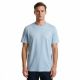 Paul&Shark T-shirt męski z bawełny i lyocellu jasnoniebieski 26411007-394 - elegancki komfort