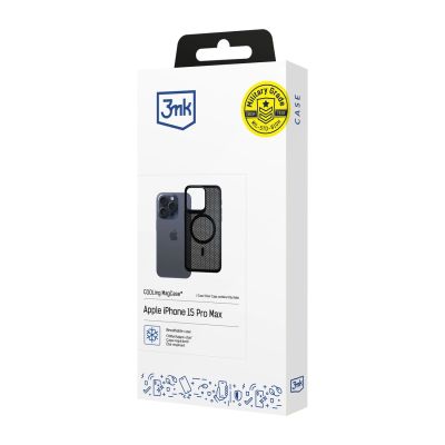 17. Etui 3mk COOLing MagCase na Apple iPhone 15 Pro Max - czarne